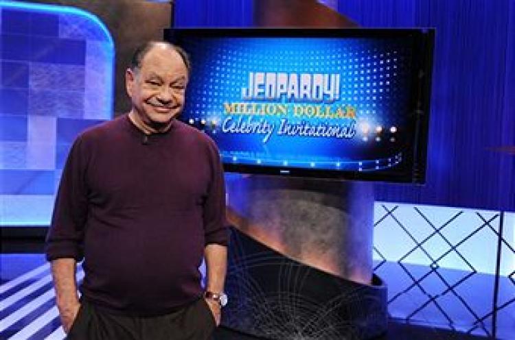 Cheech Marin prepares for Jeopardy $1 Million Dollar Celebrity Invitational. (Amanda Edwards/Getty Images)