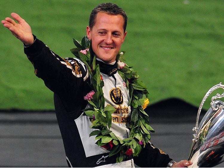 THE CHAMP COMES BACK: Seven-time Formula One world champion Michael Schumacher will get his first ride in a modern F1 car on Feb. 1 at Valencia. (Frederic J. Brown/AFP/Getty Images)