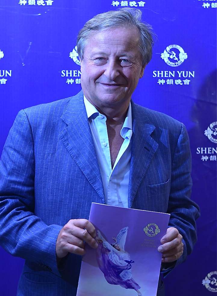 Mr. Cristiano Rattazzi attended Shen Yun Performing Arts