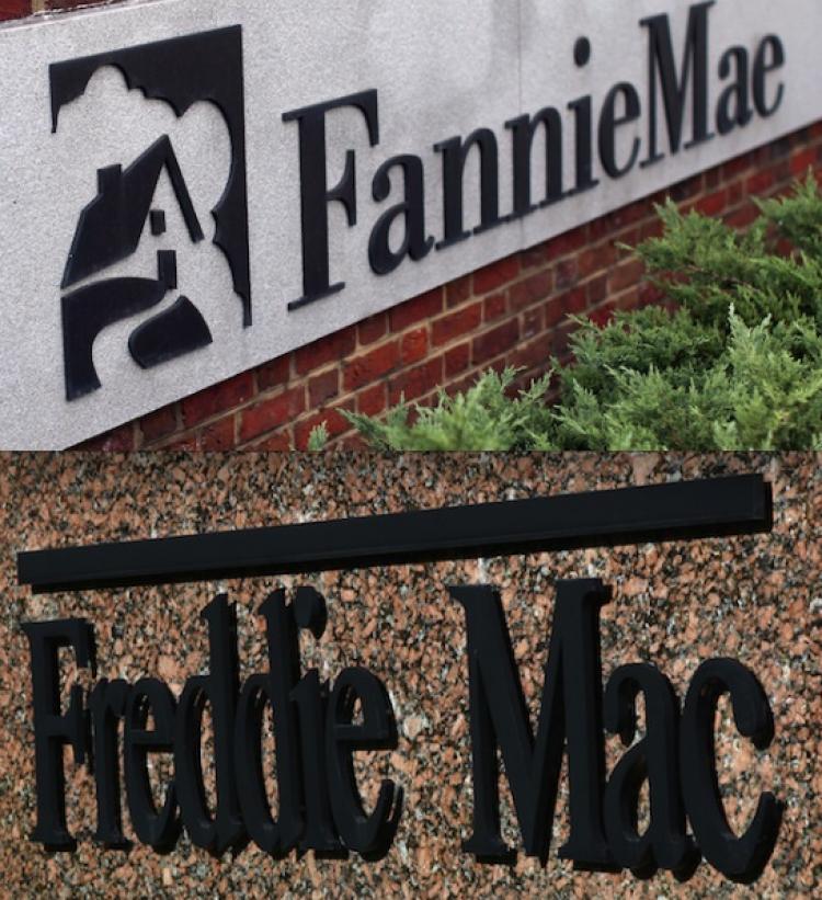 Fannie Mae and Freddie Mac, two symbols of the recent mortgage crisis, may be nearing their end.  (Win McNamee/Getty Images)