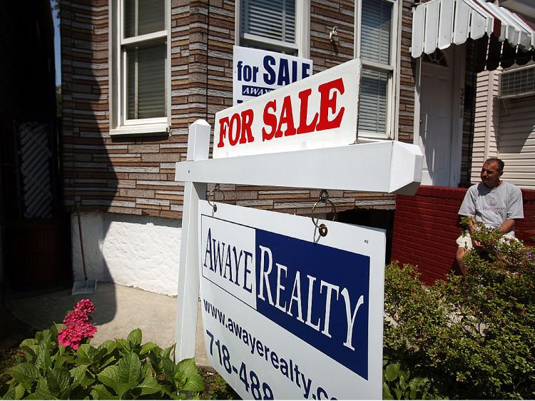 Many Americans still dream of owning a home, but many homeowners fear losing theirs. (Spencer Platt/Getty Images)