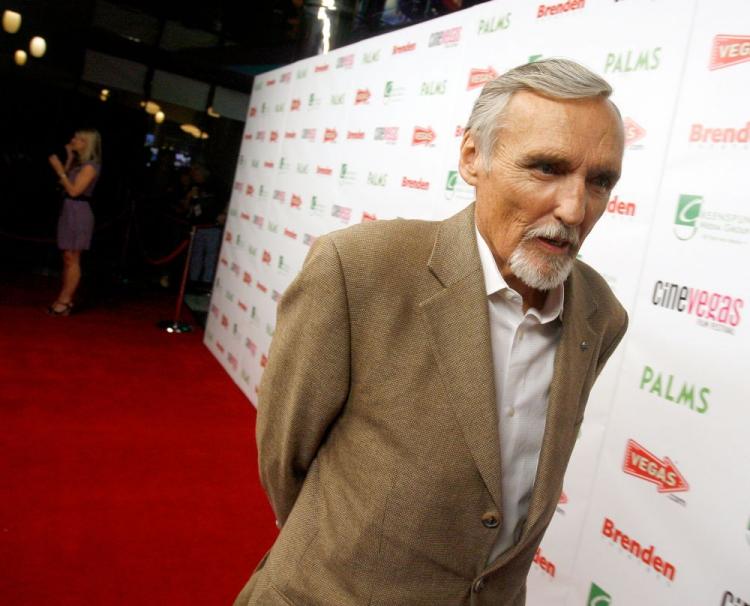 BATTLING CANCER: Veteran actor Dennis Hopper. (Isaac Brekken/Getty Images for CineVegas)