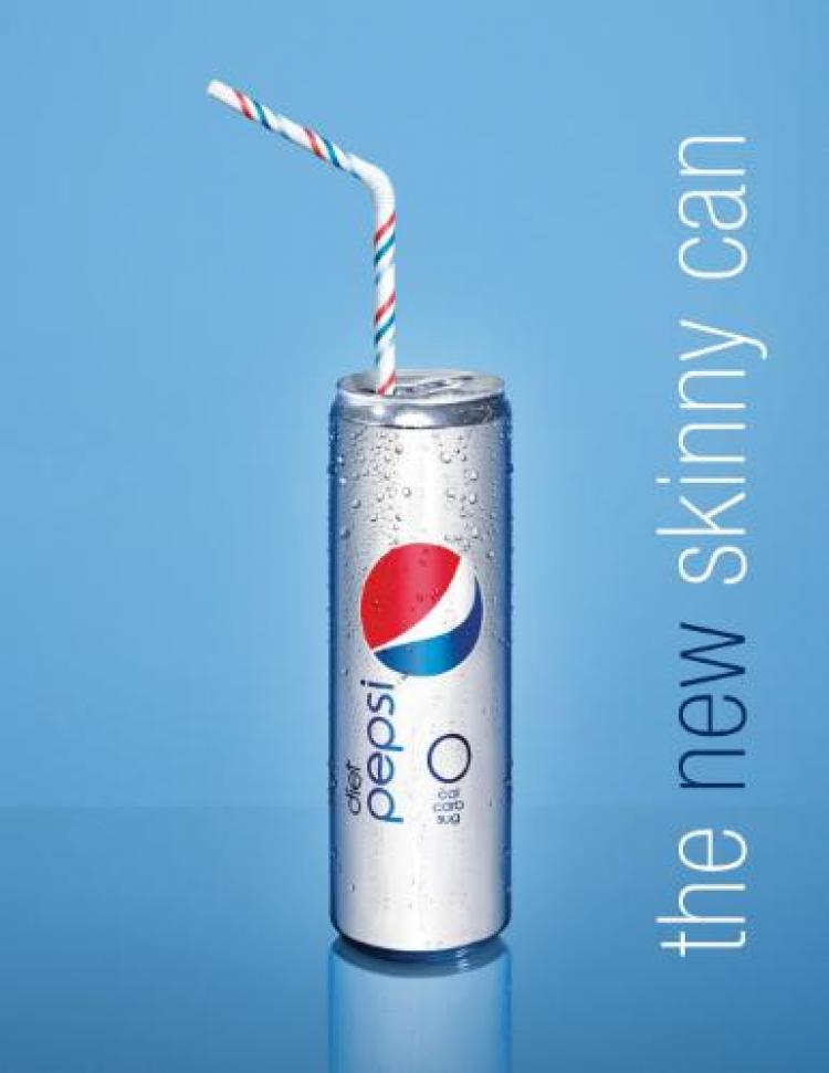 Pepsi Can: The new, slimmer Diet Pepsi can. (PepsiCo)