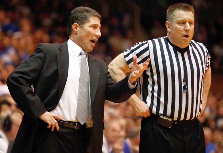 NCAA basketball referees have some things to answer for. (Streeter Lecka/Getty Images)