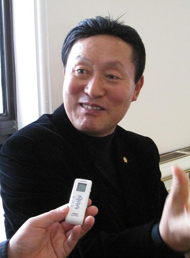 Seung-Su Shin, the general manager of the Chungbuk Jecheon Arts Group.  (Zhen Li/The Epoch Times)