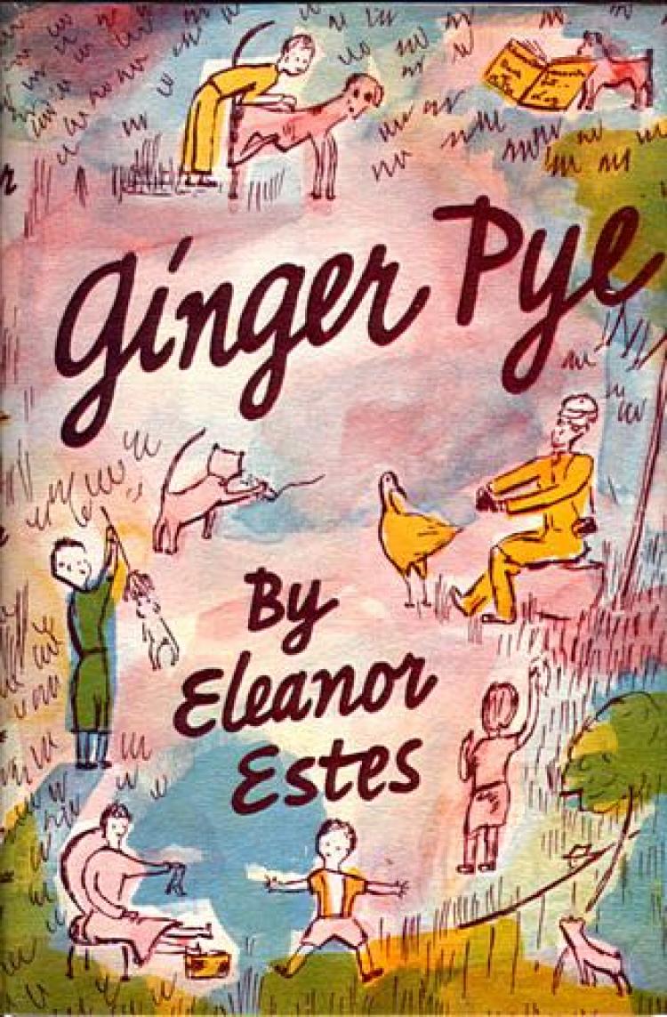 'Ginger Pye' by Eleanor Estes is bit of a quirky book. Written in 1951 and set in 1919. (slobodkin_ginger_pye)