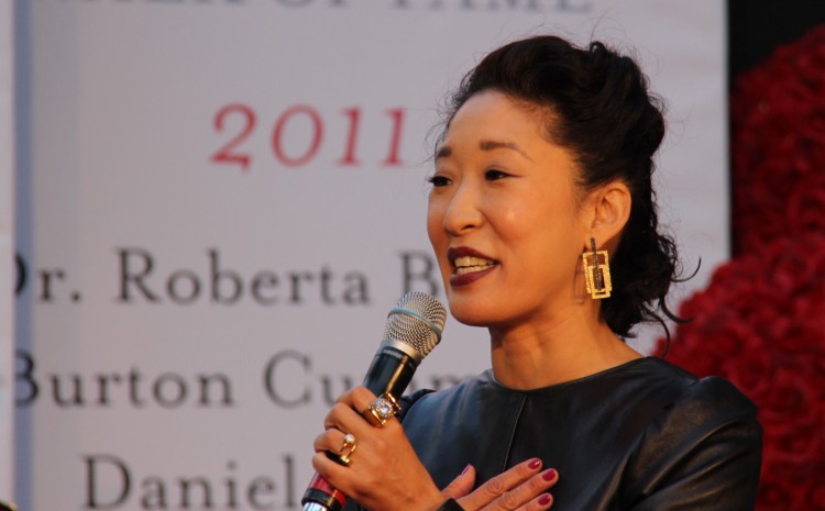 Actress Sandra Oh (Madalina Hubert/The Epoch Times)