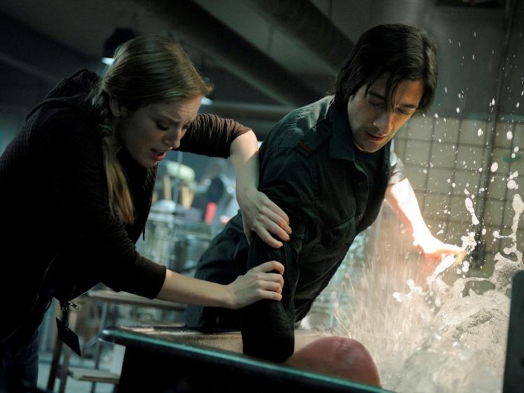 Sarah Polley and Adrien Brody in 'Splice.' (Optimum Releasing)