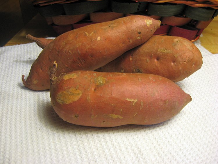 A sweet potato is delicious and nutritious