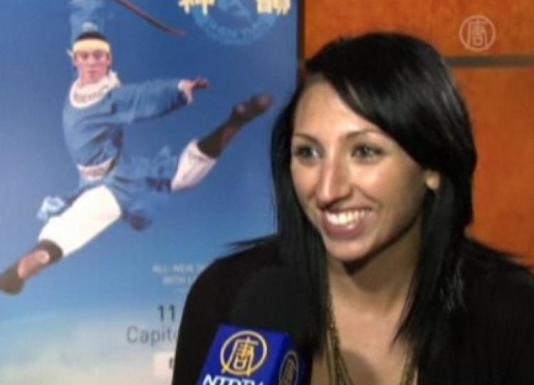 Melissa Caltiviano, a high school dance coordinator who also teaches dance, at Shen Yun Performing Arts, on Feb. 23. (Courtesy of NTD Television)