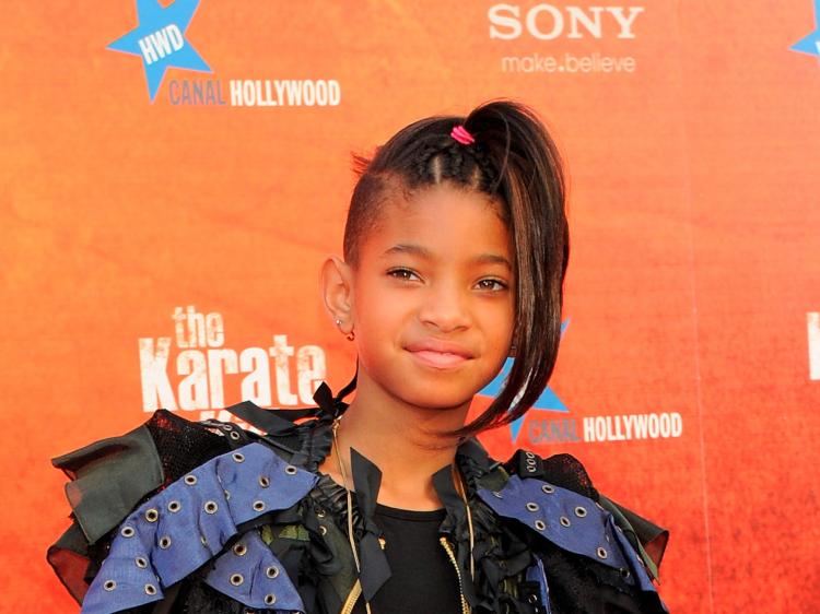 Willow Smith attends 'The Karate Kid' premiere on July 21, 2010 in Madrid, Spain.  (Carlos Alvarez/Getty Images)