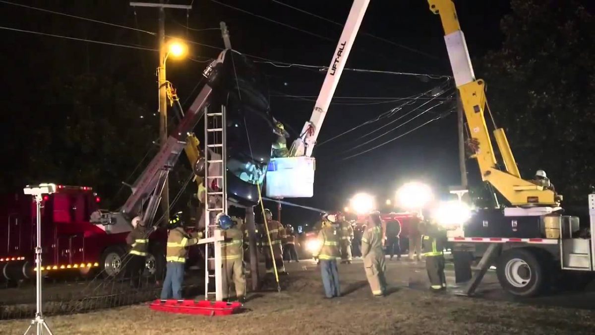 Video: Woman Rescued After Car Gets Stuck in Power Lines for Two Hours ...