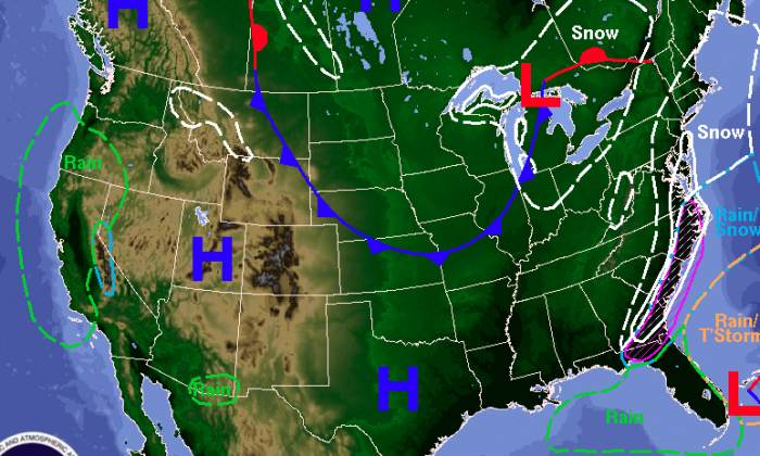 Storm to bring snow, then explode as 'bomb cyclone'