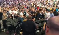 Brawl Erupts in Audience at McGregor-Nurmagomedov Weigh-In