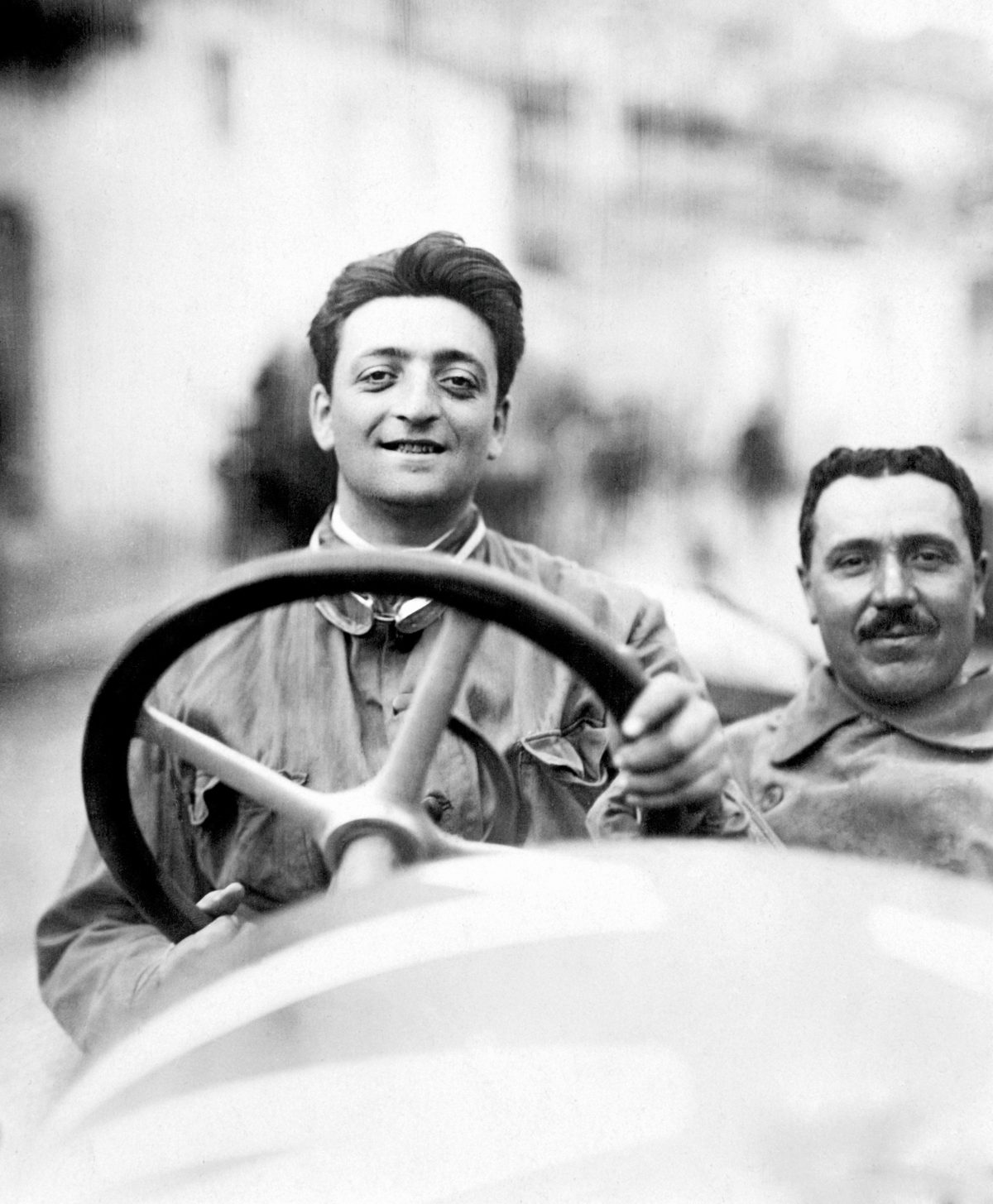 Enzo Ferrari at the Targa Florio