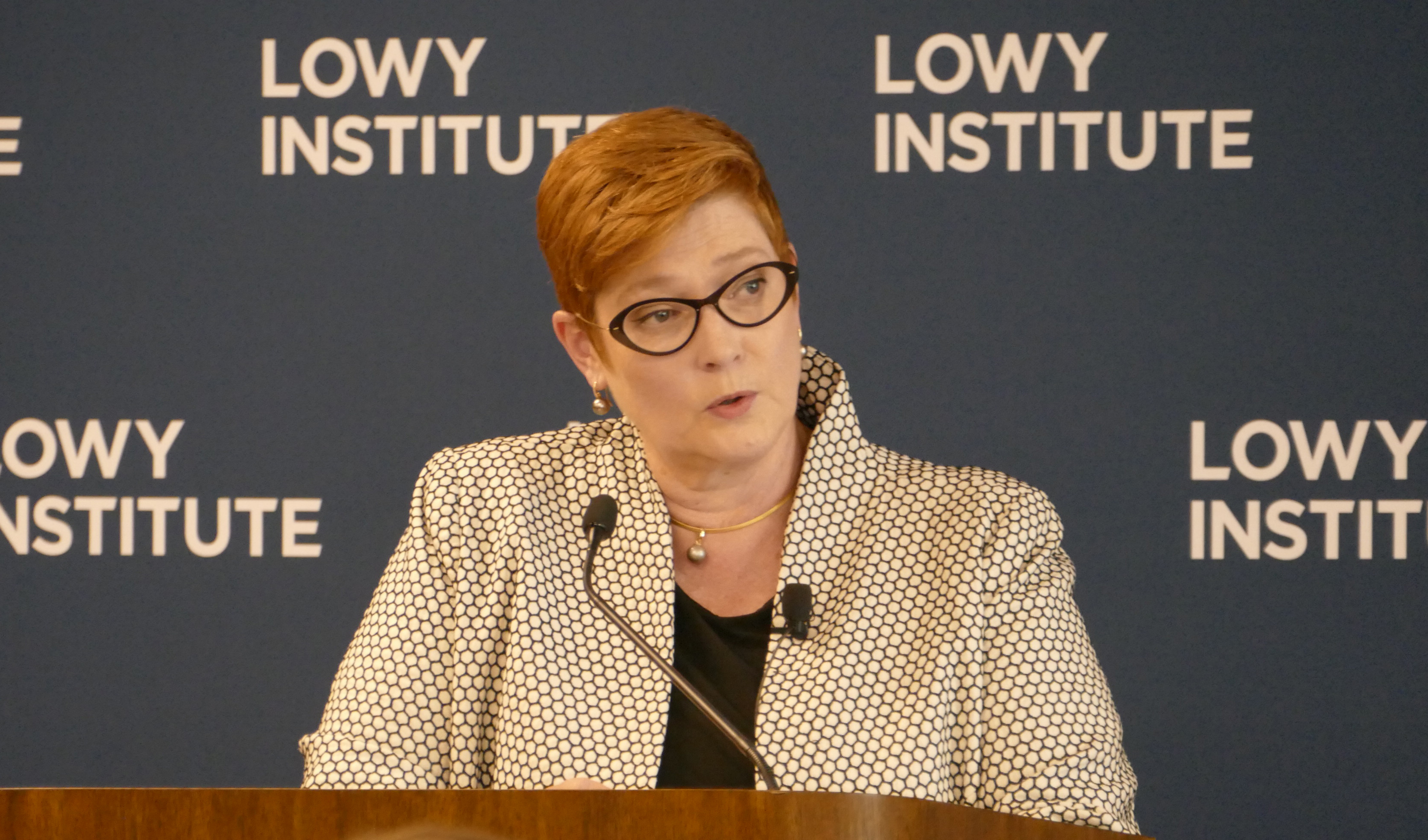 Australian foreign affairs minister Marise Payne