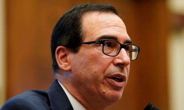 U.S. Treasury Secretary Steven Mnuchin in Washington, on April 9, 2019. (Reuters/Aaron P. Bernstein)