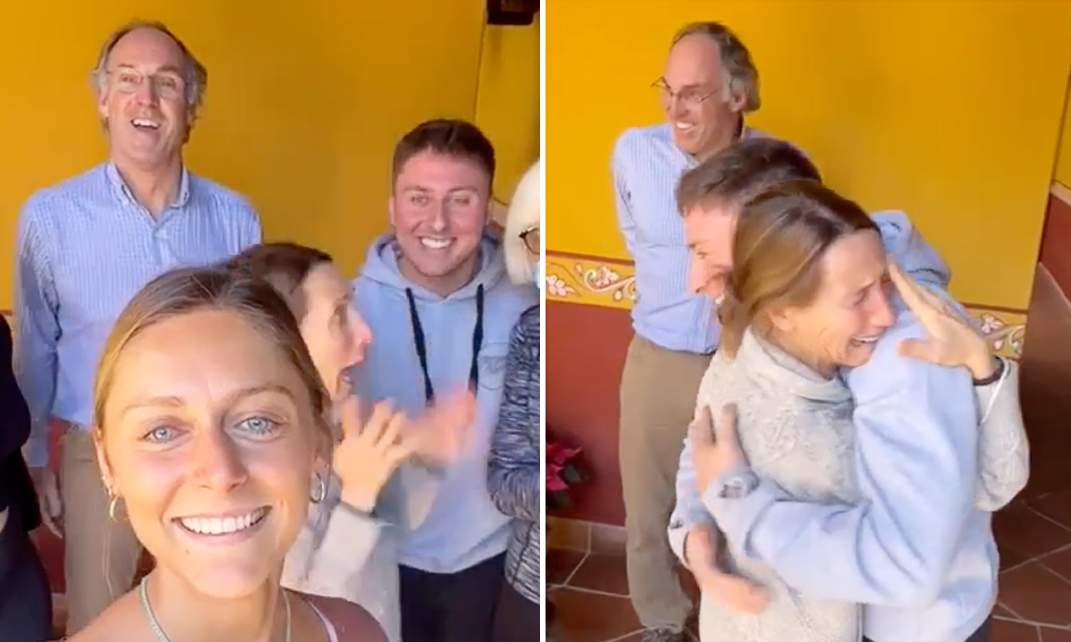 Video Captures a Mom's Tears of Joy as Beloved Army Son Surprises Her on a Family Vacation