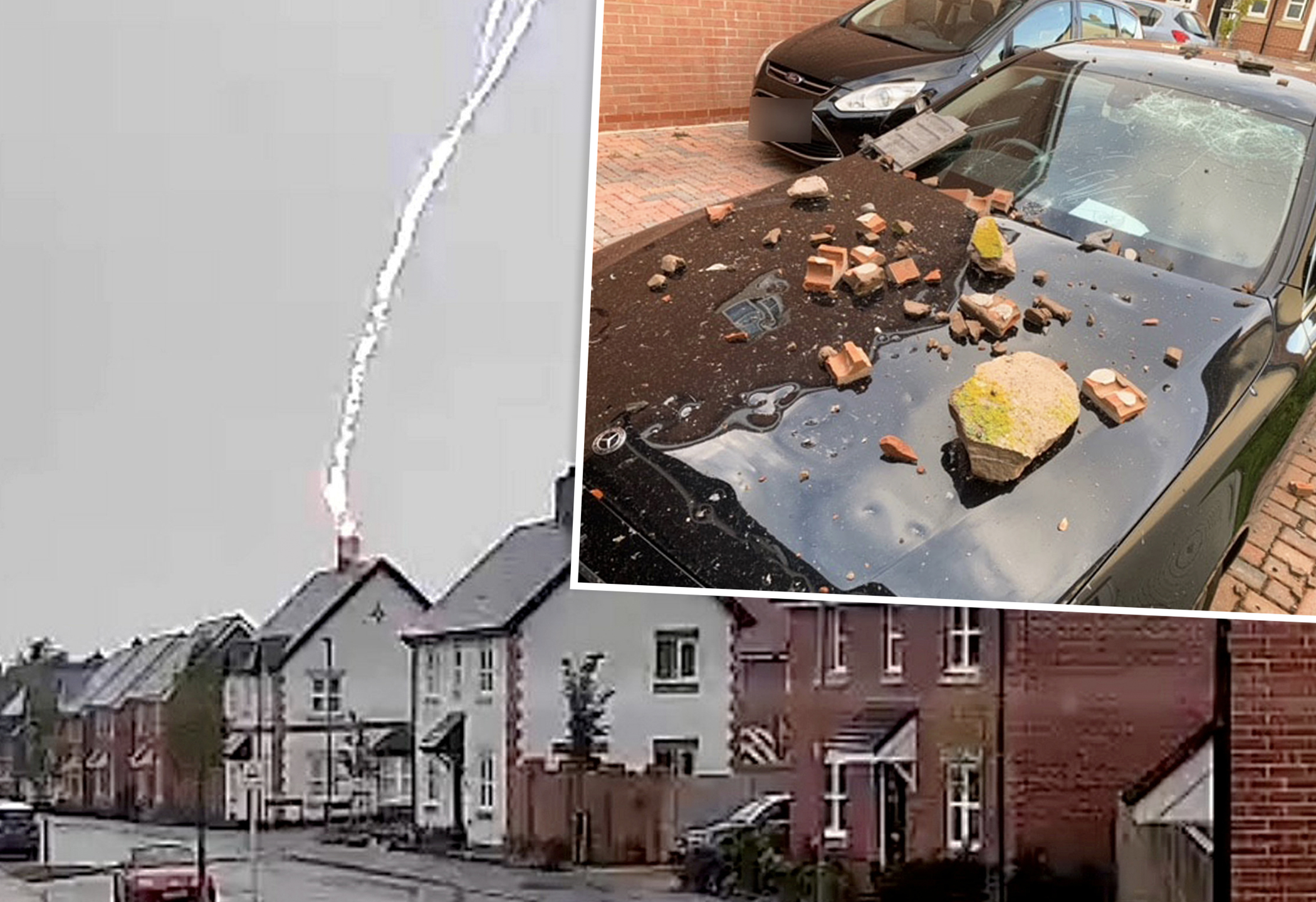 ‘We Made a Lucky Escape’: Couple Left Their House Moments Before Lightning Struck