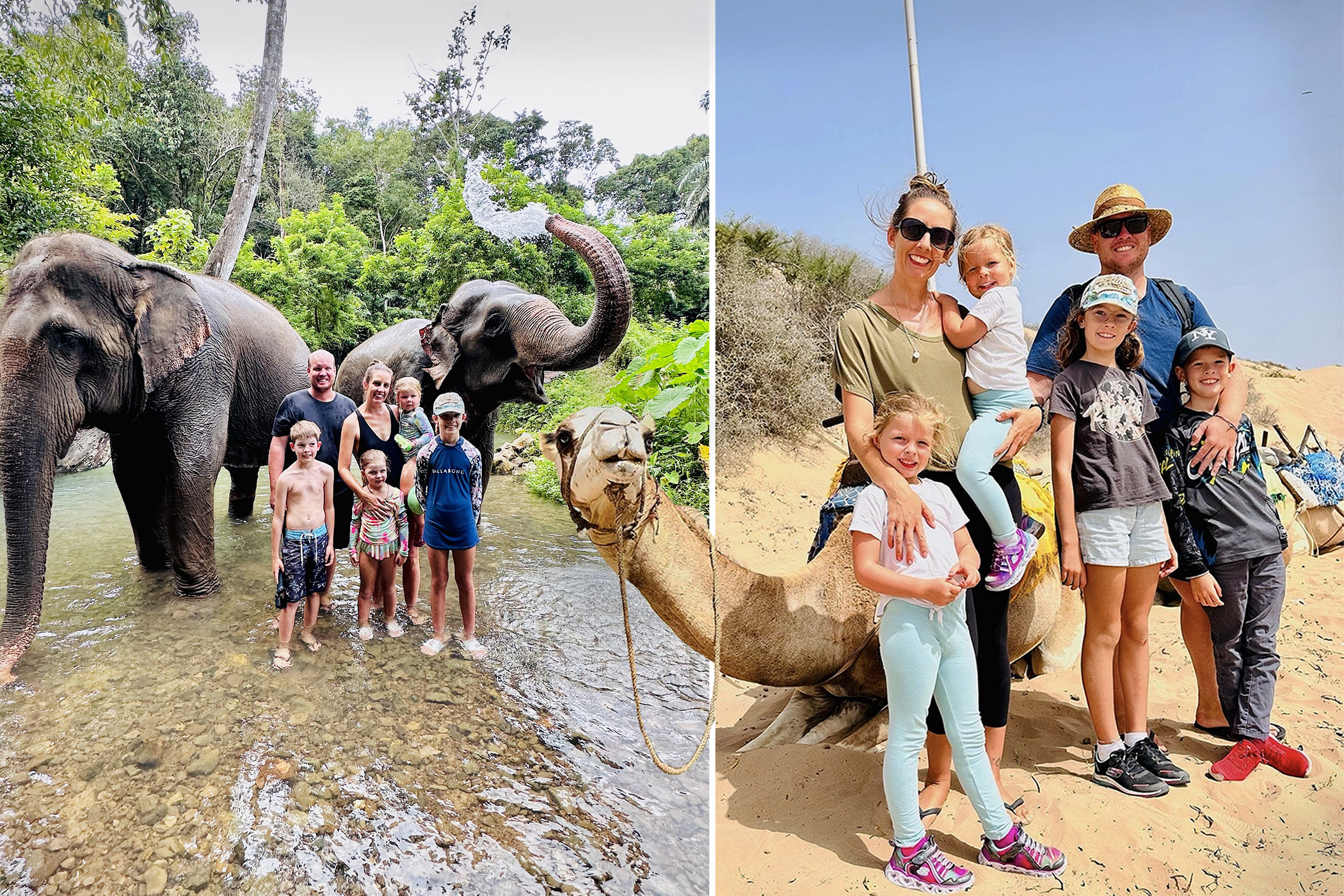 Couple With 'Everything in Life' Quit Jobs and Sell Everything to Travel the World With Their 4 Kids