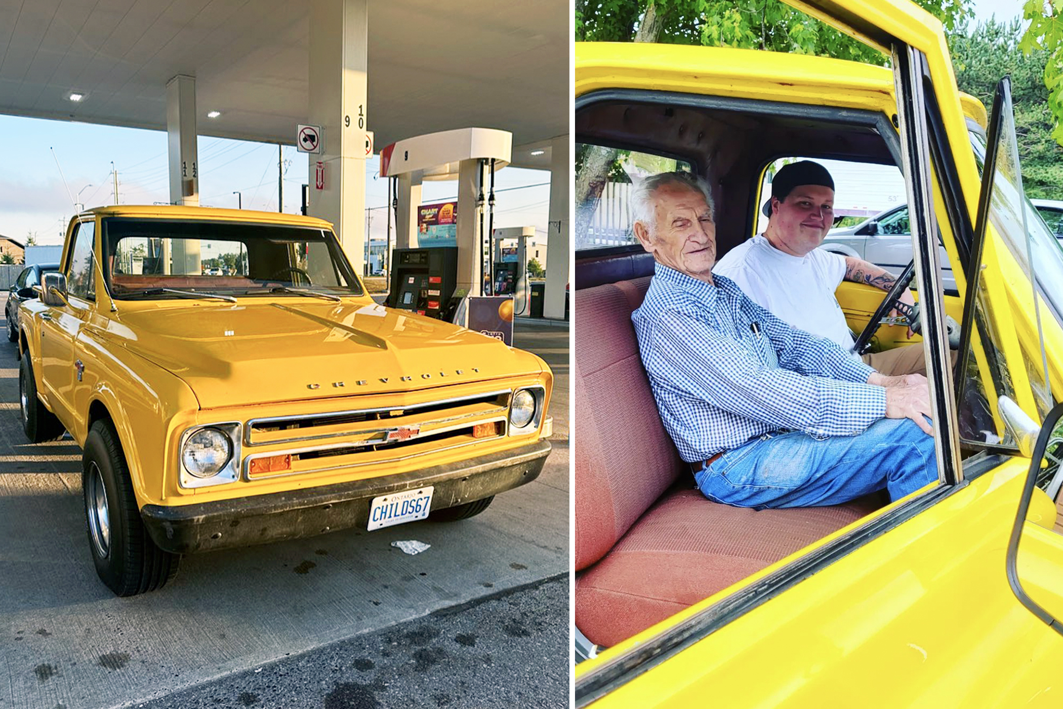 Man Surprises 95-Year-Old Great-Grandpa With His 1967 Chevy, Takes Him on First Drive in 40 Years