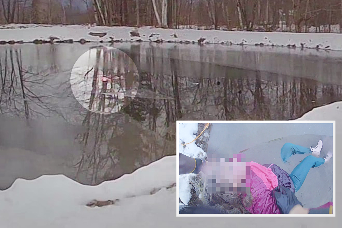 VIDEO: State Trooper Gets Call of 8-Year-Old Girl Who Fell in Frozen Pond—Then Training Took Over