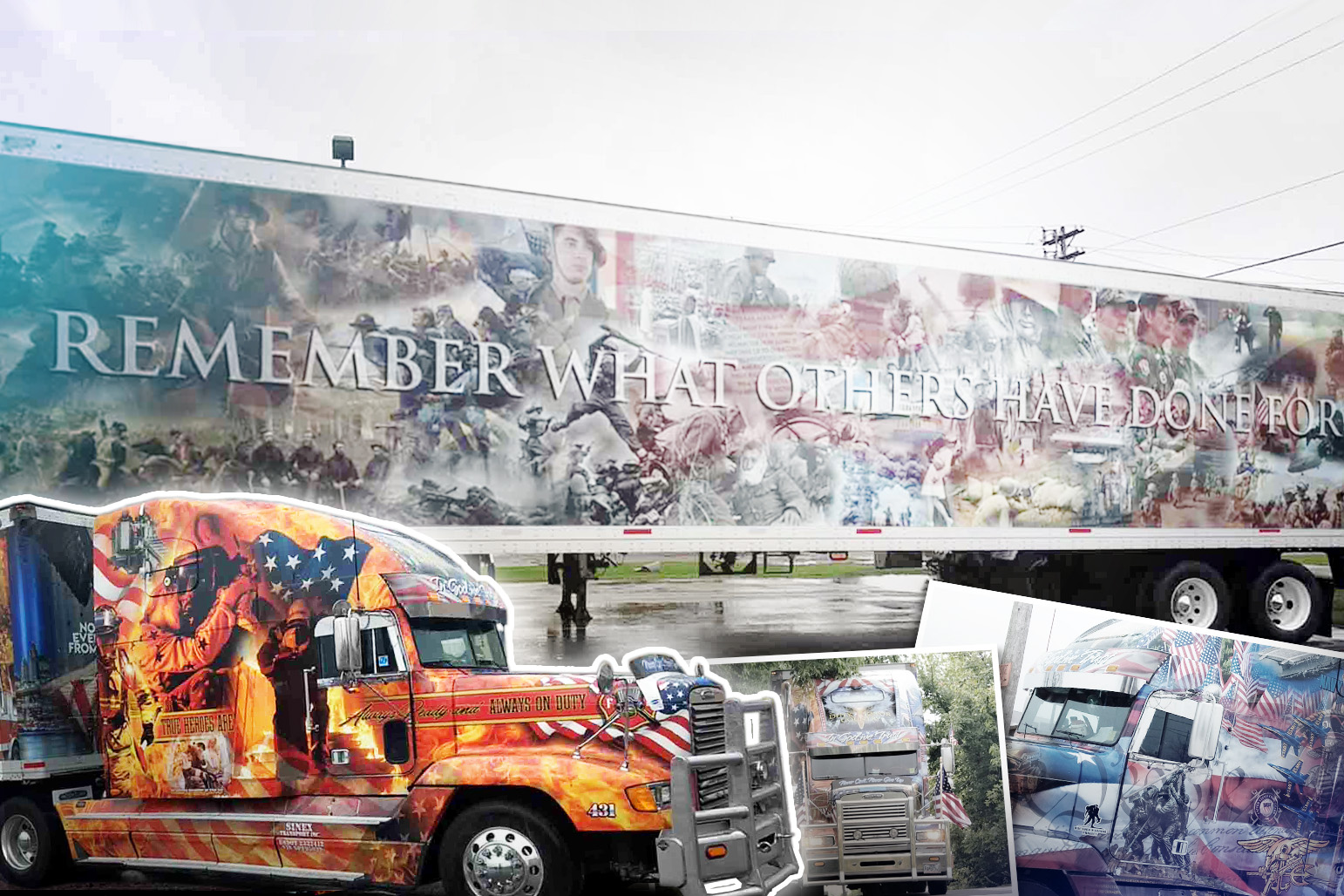 'I Need to Give Something Back': Truck Driver Wraps Semi in Awesome Ultra-Patriotic American Mural