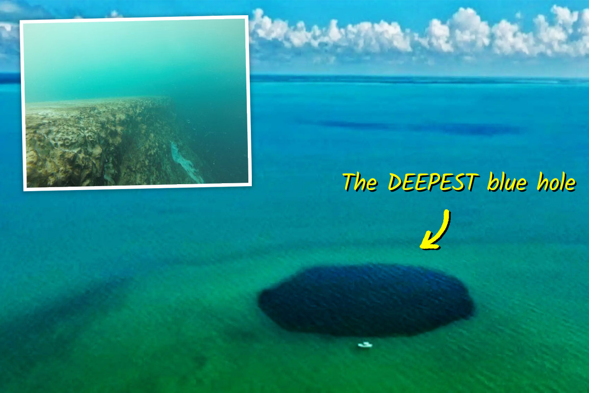 This Is the World's Deepest Sinkhole, Nearly the Height of Chicago's Trump Tower—No One Knows How Deep It Actually Is