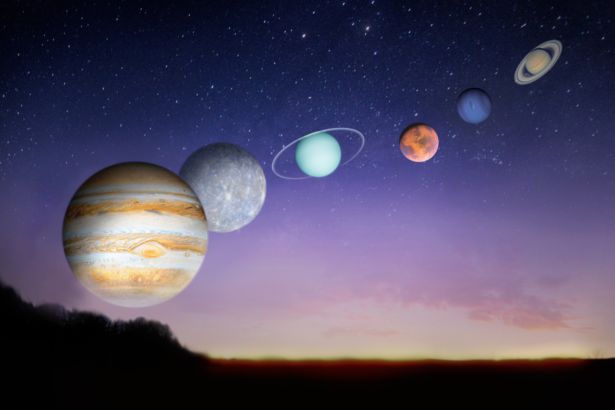 'Planet Parade': 6 Planets to Align in the Sky With Moon in June—Here's What You Need to Know