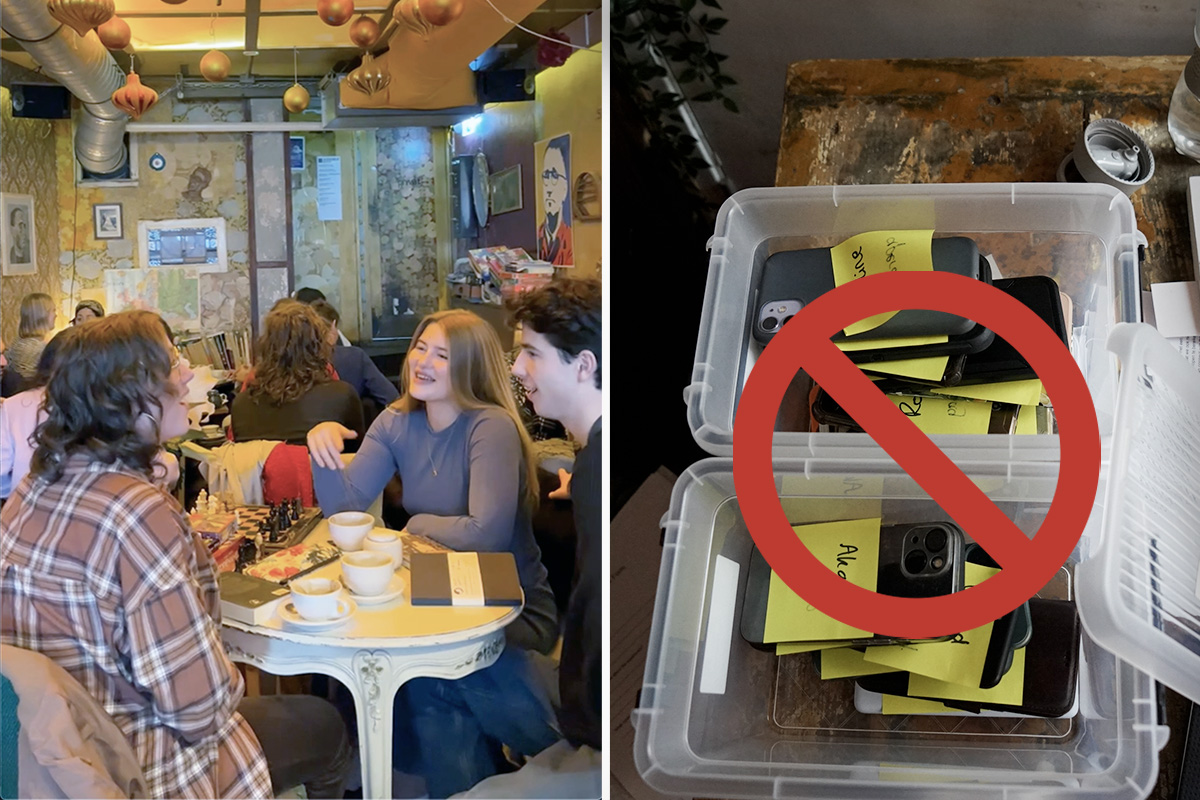This 'Offline Club' Locks Away Customers' Phones, Offering a Break From Notifications Amidst Their Busy Lives