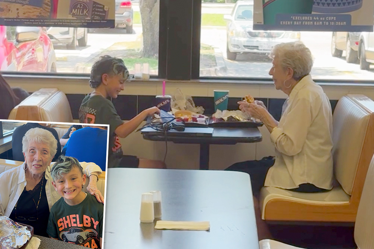 7-Year-Old Notices Elderly Woman Eating Lunch Alone and Decides to Eat With Her: 'God Had Us in That Space at That Time'