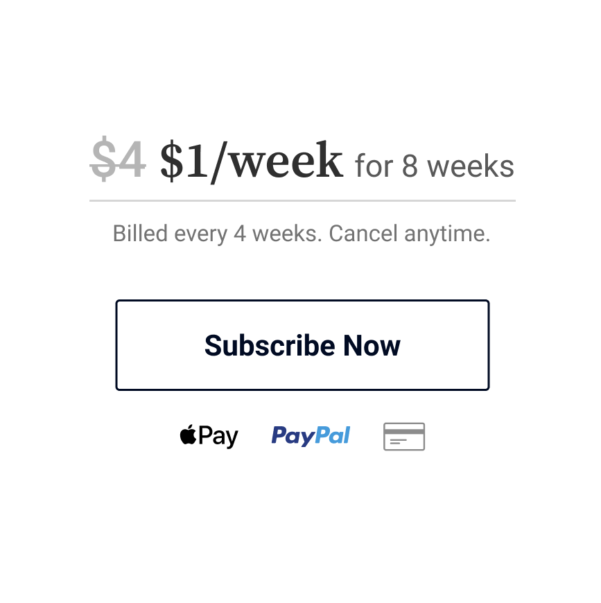 $1/week