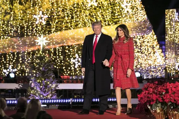 Trump and First Lady Attend National Christmas Tree Lighting Ceremony