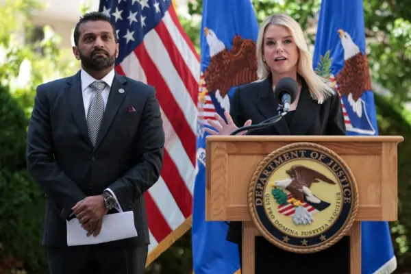 Bondi and Patel Hold Press Conference on Law Enforcement Action