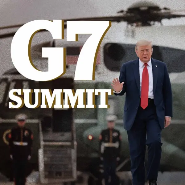 Trump Arrives at G7 Summit in France for Official Greetings and Leaders’ Dinner