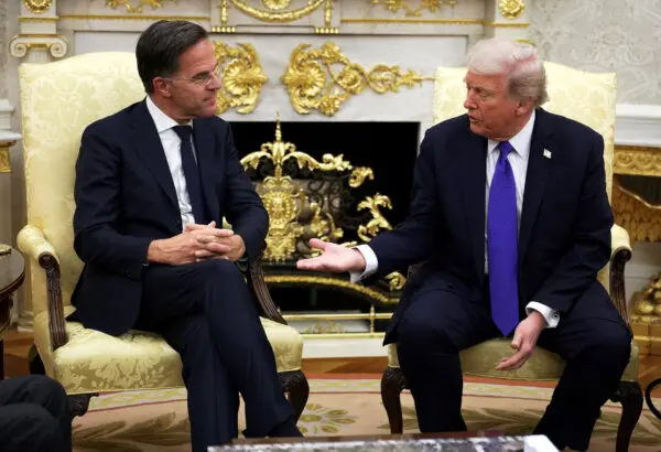 Trump Meets With NATO’s Rutte at White House