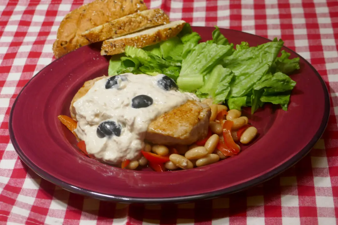 Pork Tonnato (Pork in Tuna Sauce) With Green Salad