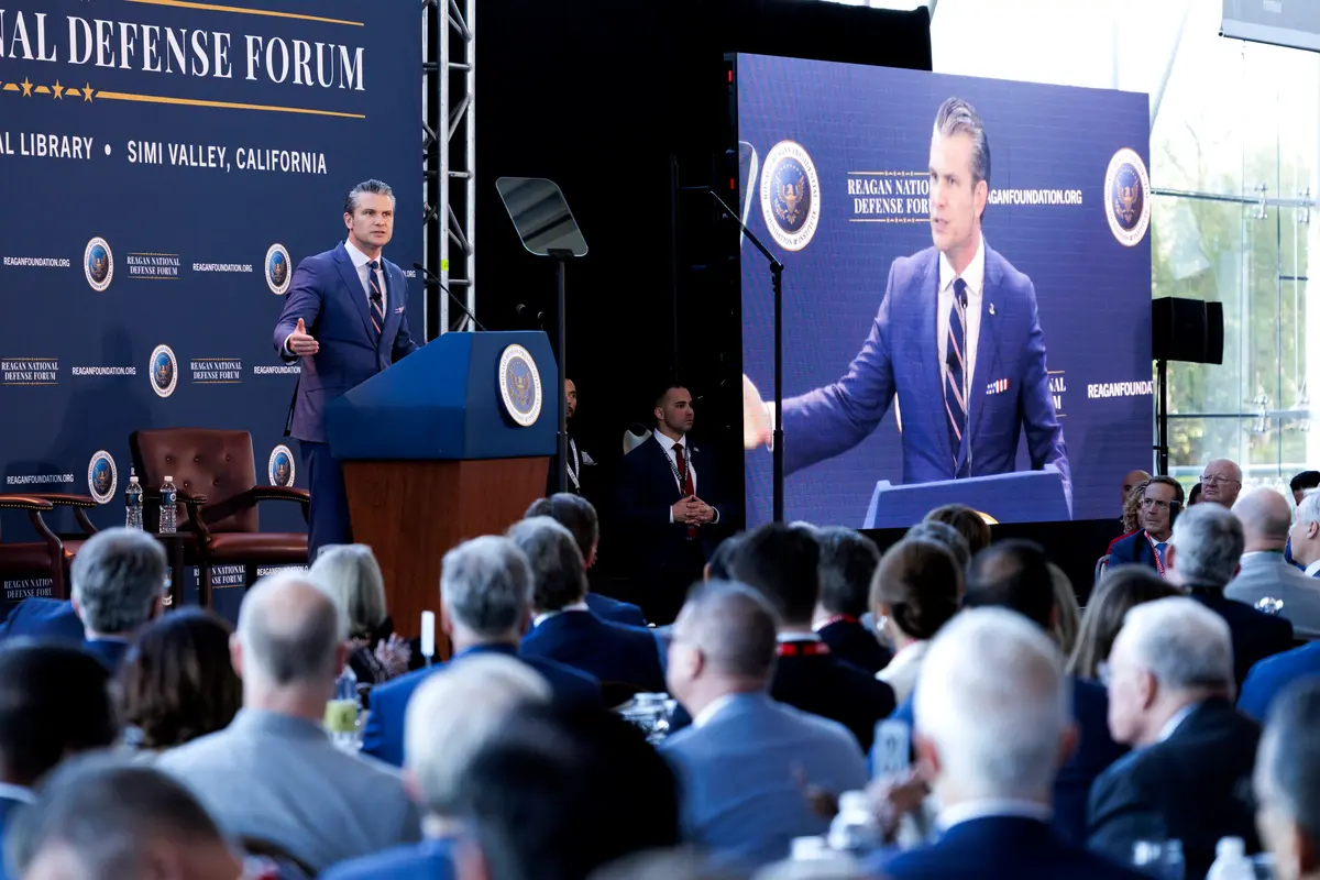 Hegseth Lays Out Trump’s ‘America First’ Military Strategy thumbnail