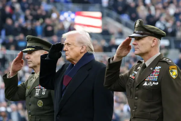 Trump Watches the Army–Navy Football Game