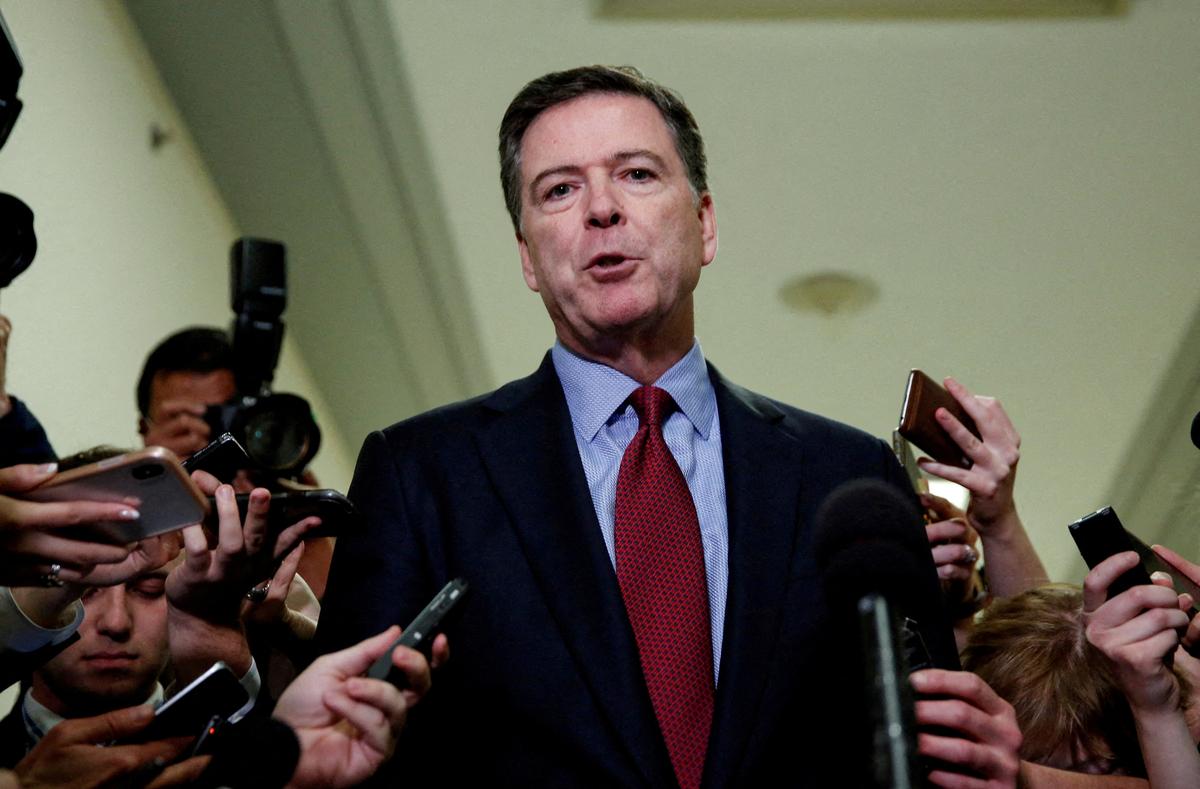 Former FBI Director James Comey Charged With Threatening to Kill or Harm President