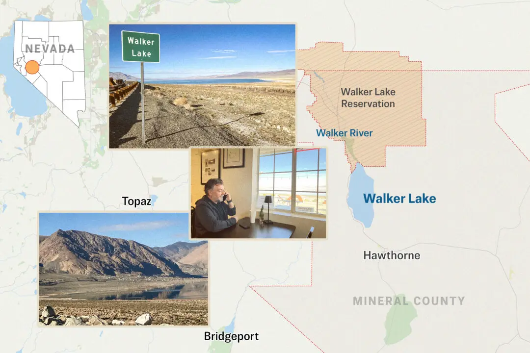 How a Water War Is Brewing Over a Drying Lake in Nevada
