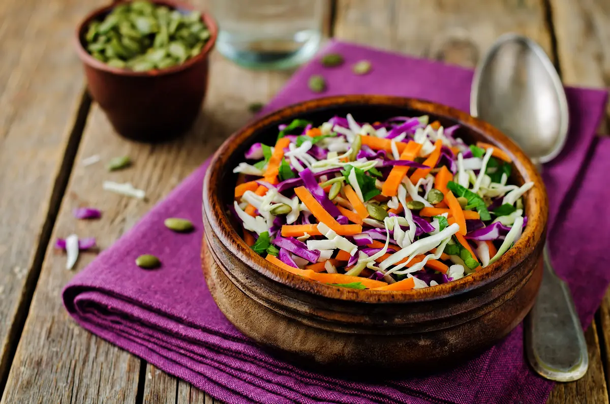 Hormone-Balancing and Detoxing Cabbage Slaw