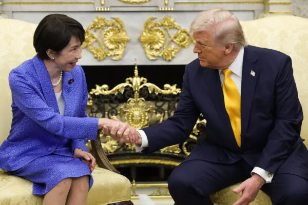 Trump Hosts Dinner for Japanese Prime Minister at the White House