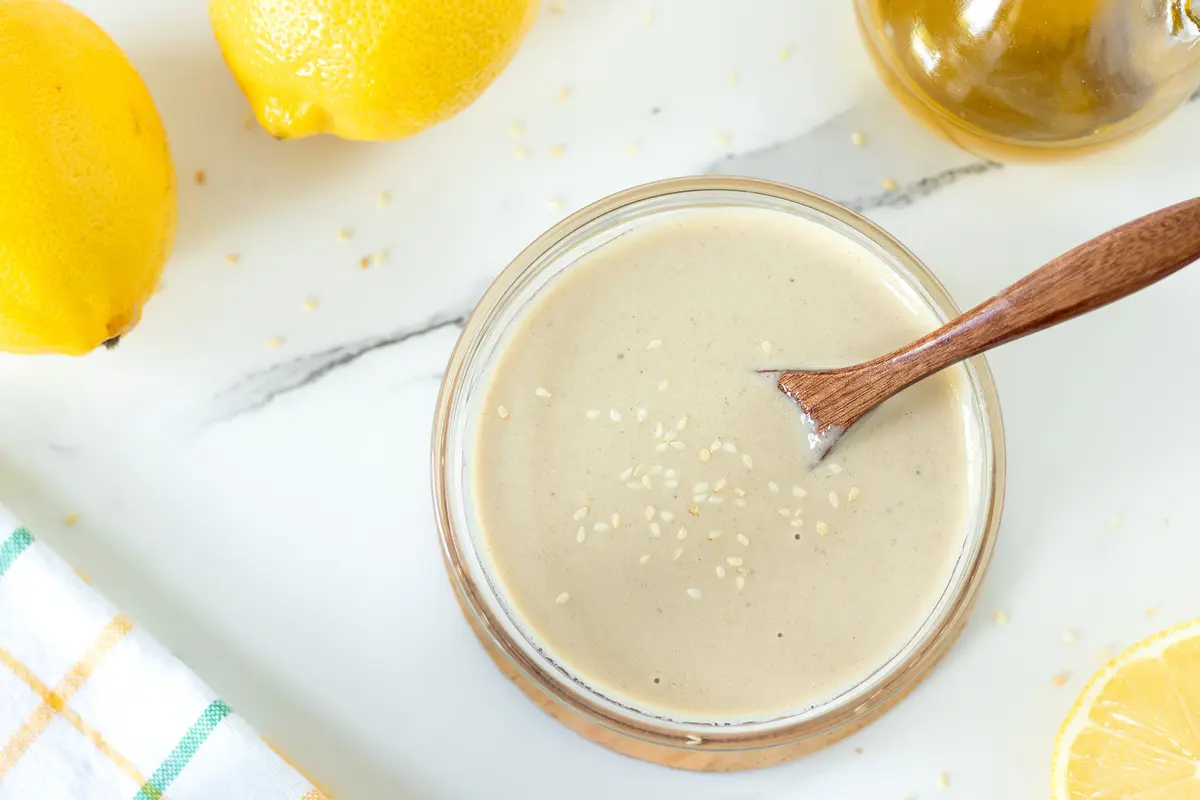 Lemon Tahini Sunshine Dressing Makes Healthy Eating Easier