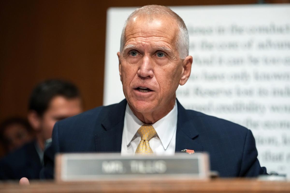 Sen. Tillis Backs Fed Chair Nominee Kevin Warsh