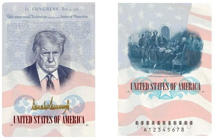 US to Issue Limited Passports With Trump’s Image for America’s 250th Anniversary