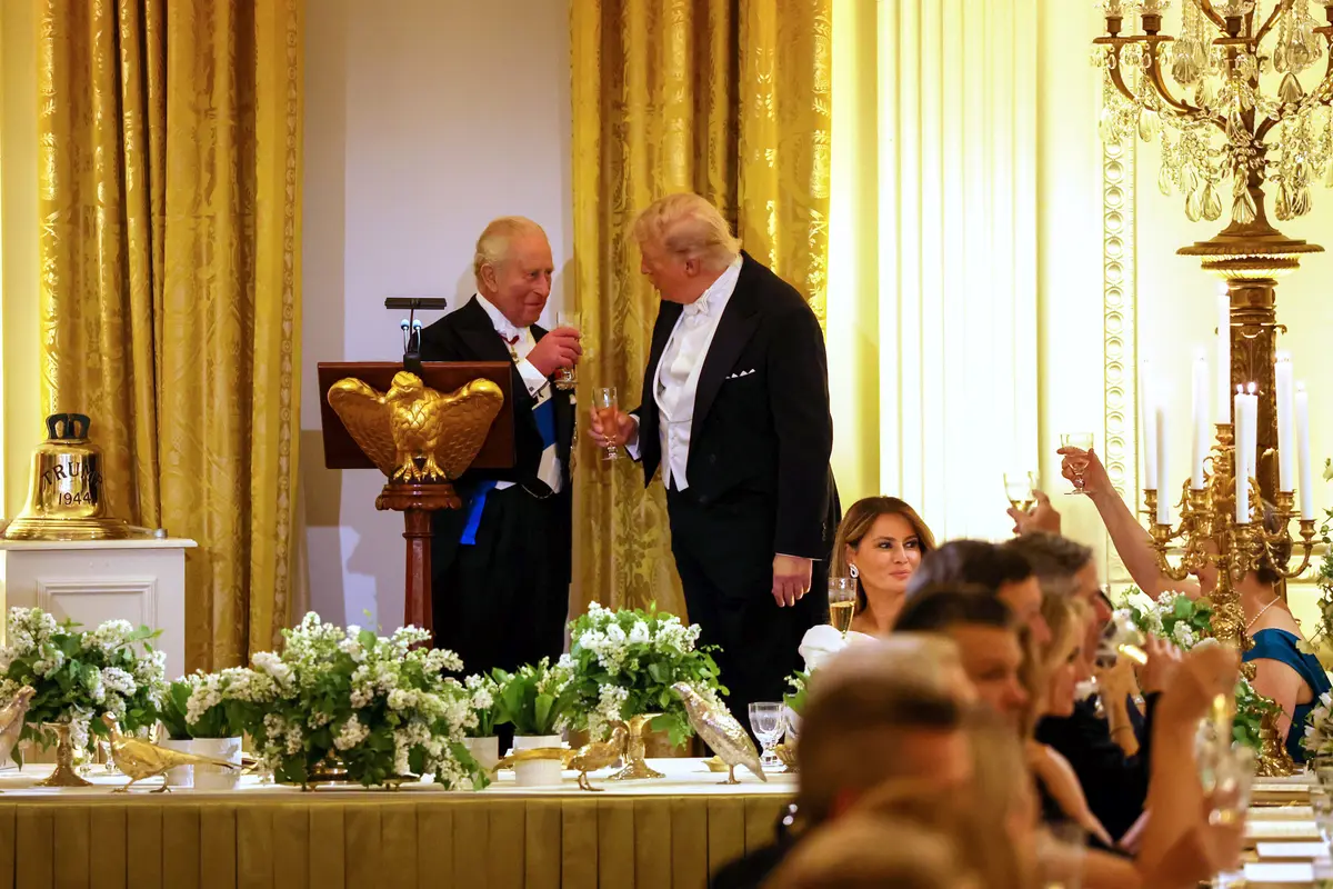 President Trump, First Lady Host King Charles, Queen Camilla for State Dinner