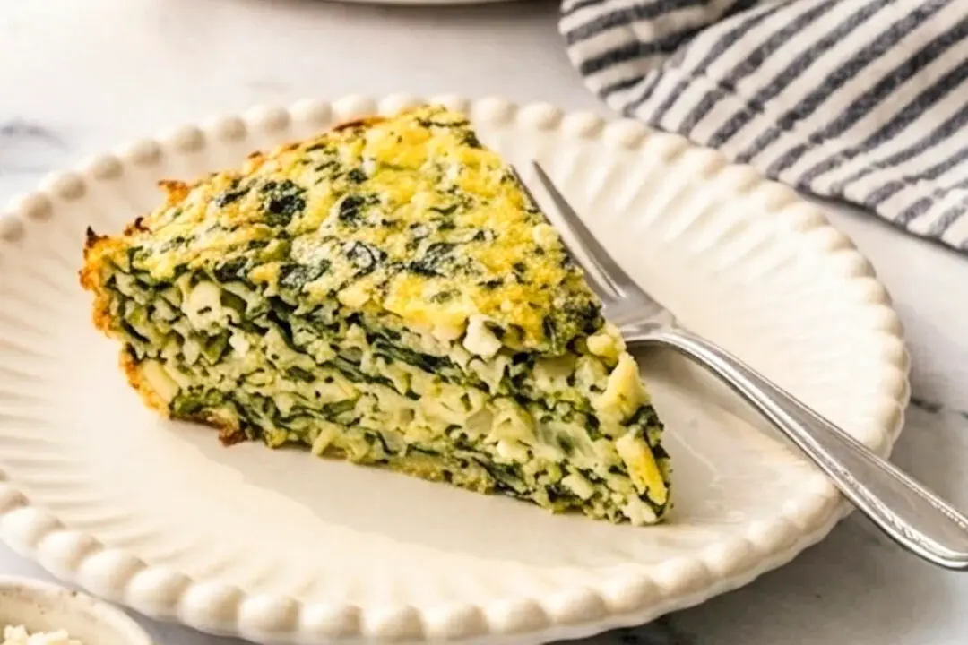 Greek Spinach and Rice Pie