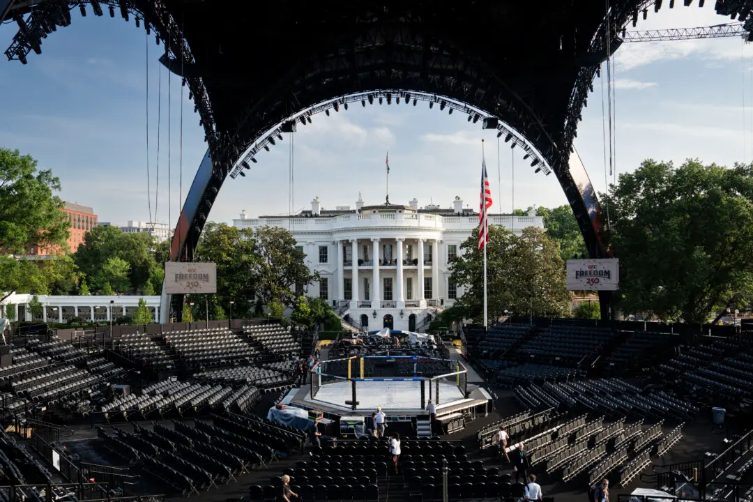 Inside the UFC Octagon That'll Stage White House’s Freedom 250 Bout