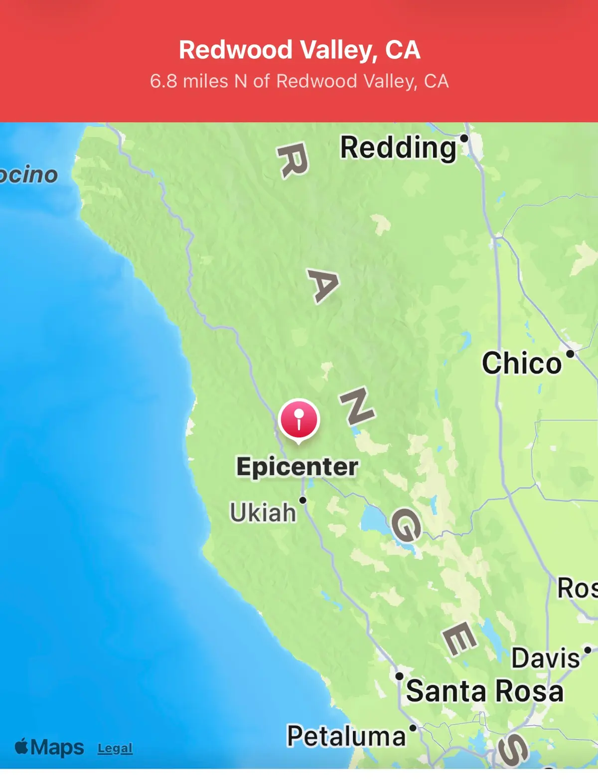 Northern California Hit With 5.6 Earthquake